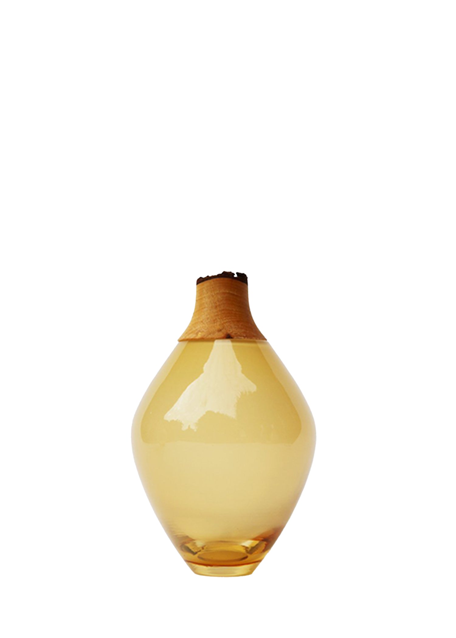 Matisse III Caramel Stacking Vessel, a contemporary design showcasing layered glass craftsmanship.