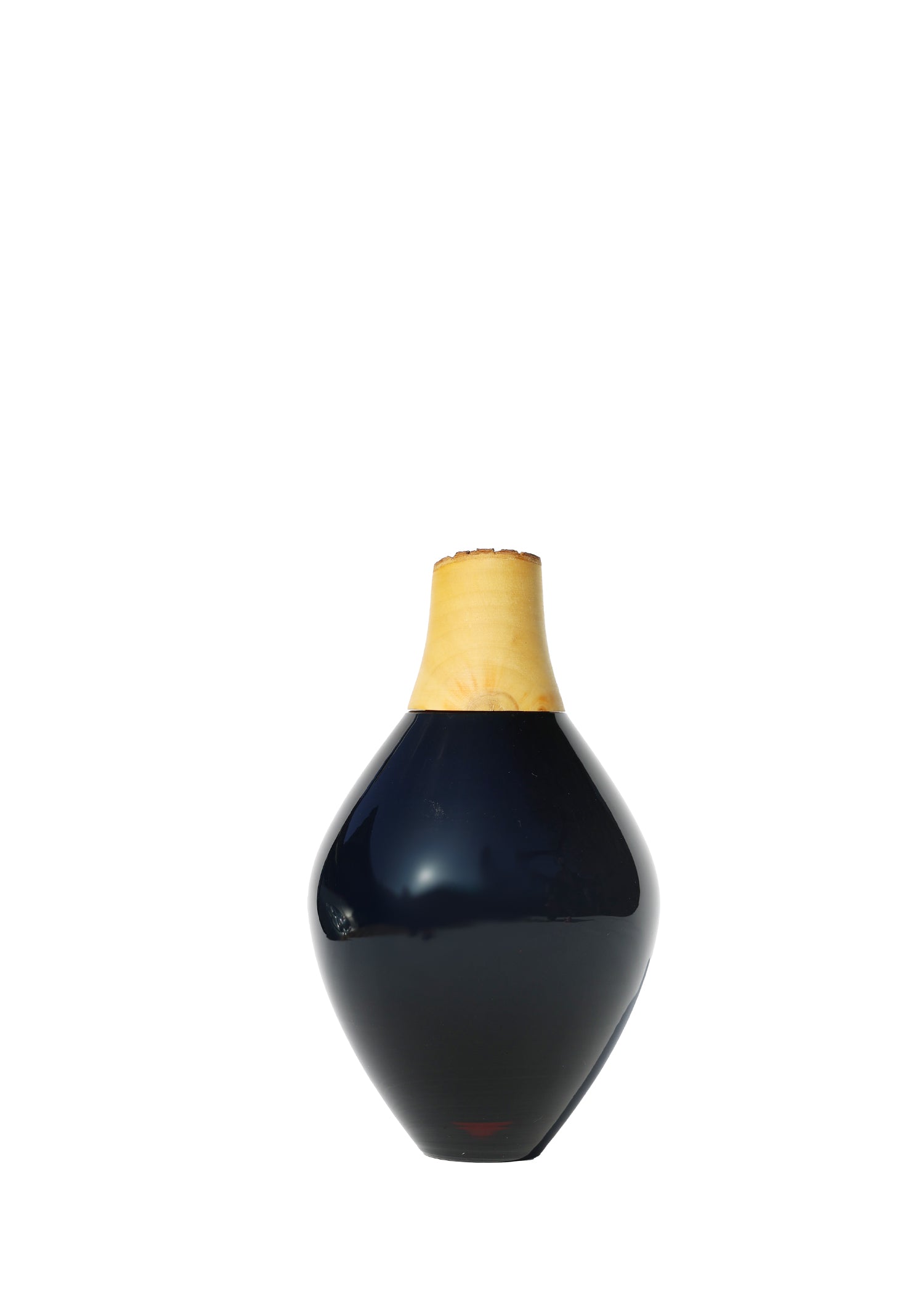 Matisse III Midnight Blue Stacking Vessel, a contemporary design showcasing layered glass craftsmanship.