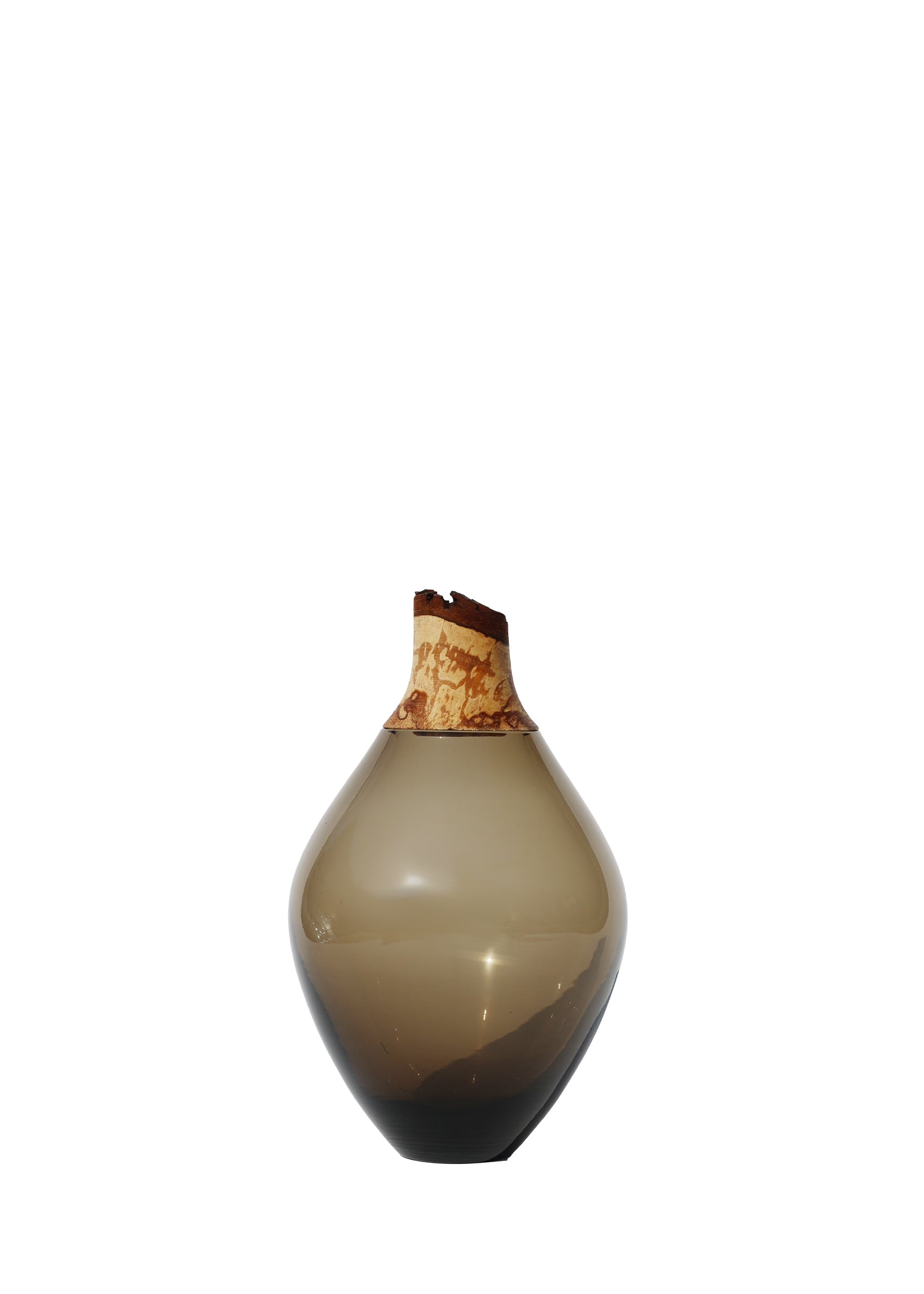 Matisse III Smoke Stacking Vessel, a contemporary design showcasing layered glass craftsmanship.