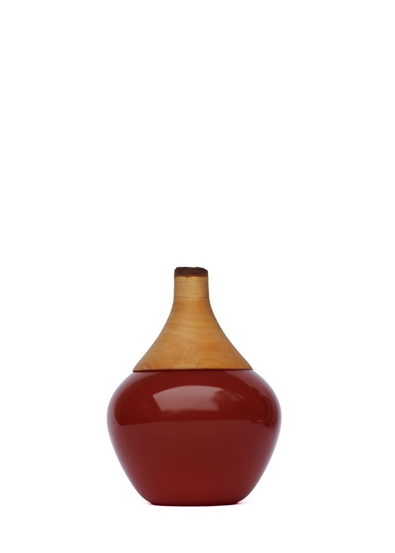 Apple Terracotta Stacking Vessel featuring a sleek and modern design, perfect for contemporary interiors.
